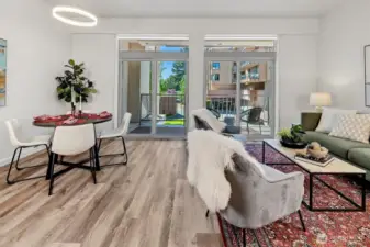 Thoughtfully remodeled with high-quality, chic upgrades throughout.