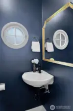 Half bath off of the mud room.