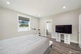 Another view of the primary bedroom.