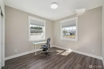 Third bedroom being used as a second office.