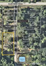 Aerial Map of Subject Property and surrounding lot also available.