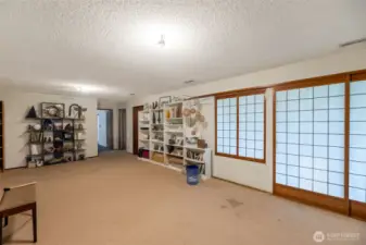Huge Lower Level Studio and Flex space