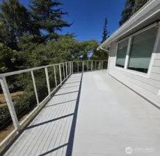 Lots of wrap around deck with views
