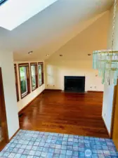 Gas Fireplace.