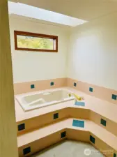 Primary bathroom tub.