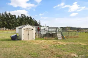 Chicken Coup and Feed storage