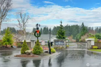 One of the two gates to the community.