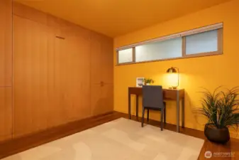 Second Bedroom/Office with Murphy Bed Closed