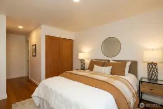 Spacious Primary Bedroom with Private Door to the Bathroom