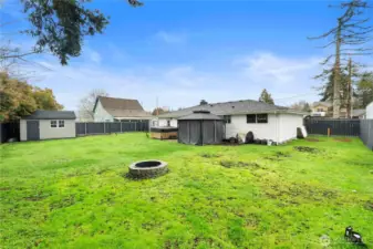 Firepit for the perfect summer evening.