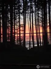 Sunset views from the deck.