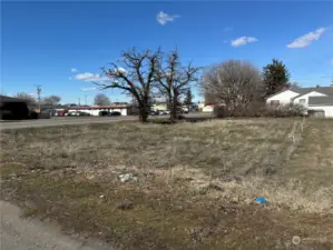 View of lot looking northwest.