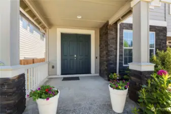Front Entry with double doors!