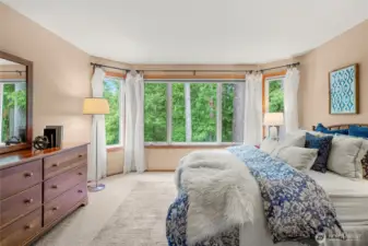 Looking due west, this home has abundant natural light!