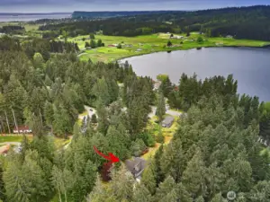 Perspective. That's Double Bluff out in the distant left and Lone Lake (of course) close by.