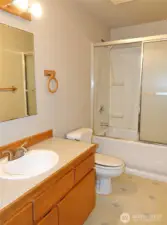 Upstairs Guest Bathroom.