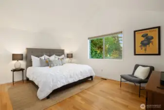 Primary suite on the main level.