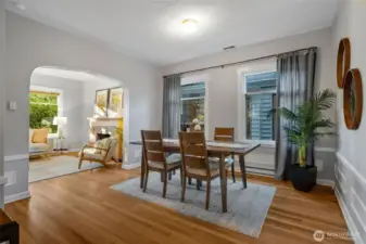 Great windows and turn of the century lofted ceiling height.