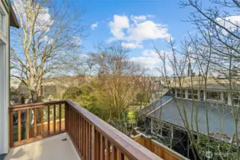 Deck off living room