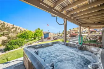 Outside lower level entertainment room