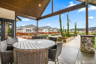 Covered Patio in Pavilion