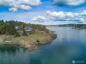 A rare waterfront setting with medium bank shoreline and accessible water access, ideal for kayaking, beachcombing, and enjoying the San Juan Island lifestyle.