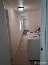 Washer and dryer included.