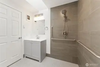 Primary bath with skylight
