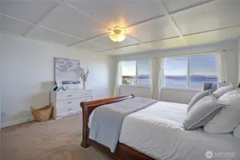 Ohhhh how perfect is the primary bedroom w/ensuite bath and closet! VIEWS to begin and end your day from this move in ready to love home on Camano Island.