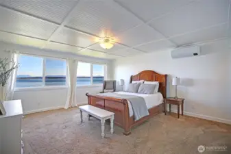 So generous in size is the primary suite w/stunning views. All new paint from ceiling to floor, NEW lighting, windows.. NEW AC/heat mini splits too! This home has been perfectly renovated and is offered fully furnished.