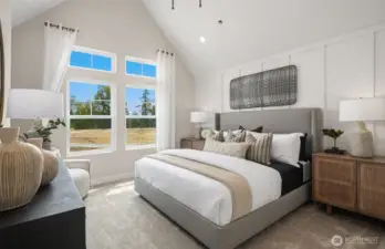Photo of model home with similar finishes