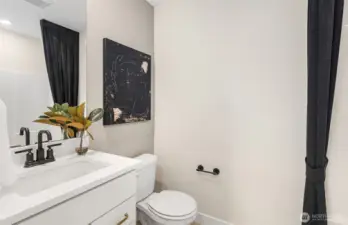 Photo of model home with similar finishes