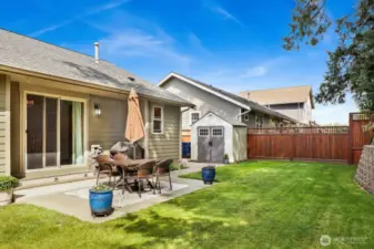 Fully fenced yard to keep your pets and children safe.
