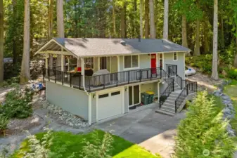 Well maintained with single car garage and large deck for entertaining.