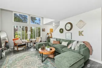 Light-filled living room