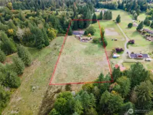 Approximate property lines shown. Perfect fenced pasture spaces for horses, cattle, or any other farm animals!