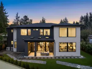 View from rear of home