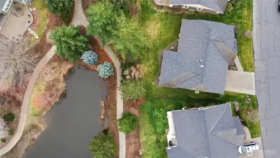 Overhead view of property