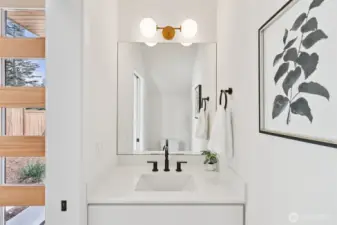 guest bath on main floor