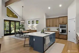 Kitchen made for entertaining.