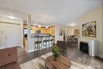 Large open great room.
