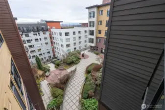 View of the courtyard.