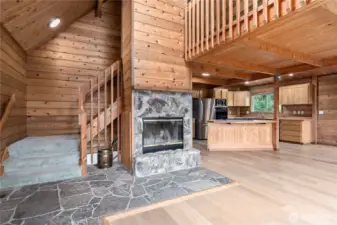 The exposed beams are beautiful!