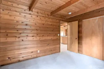 Bedroom on main level