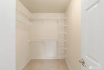 Large Primary Walk-in Closet