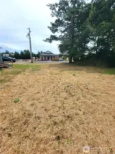 Photo taken from just in front of drainfield looking toward 22nd...