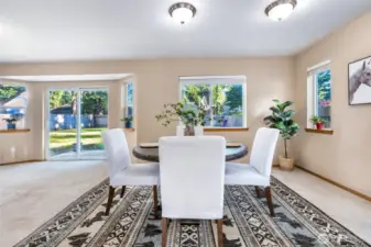 Dining Area off of the Kitchen