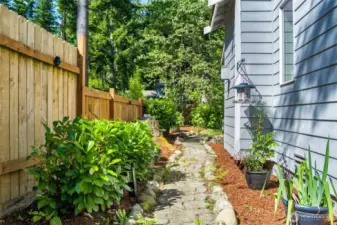 Stone Walkway - View 2 (Leaving the Backyard)