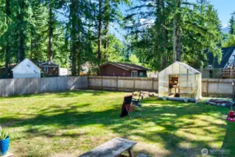 Level Backyard with Space to Store Trailers & Toys! Access the Backyard Through Your Large Gate!