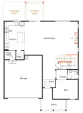 Artist Rendering main floor.